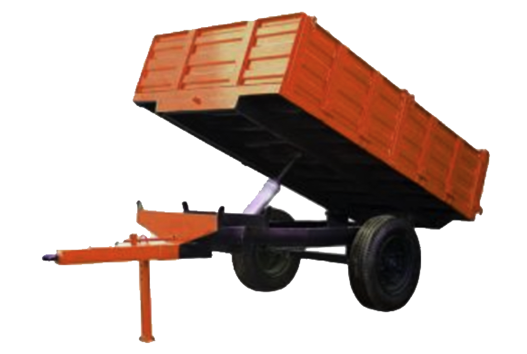 Hydraulic Tipping Trailer/Tractor Trolley-Single Axle